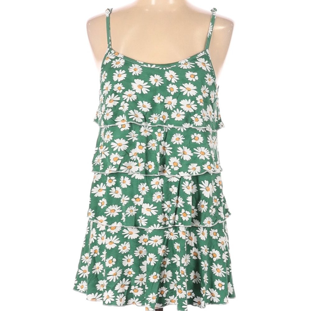 Daisy Green Top Tunic